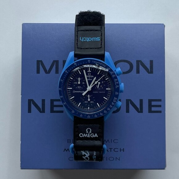 Swatch Omega Moonswatch Mission to The Neptune Watch - Picture 3 of 10